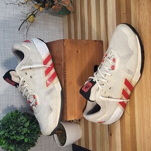Adidas Dropset, Golden Biege and Red, Trainer Sneakers